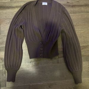 Aritzia Wilfred Women's Plunge Front Cardigan